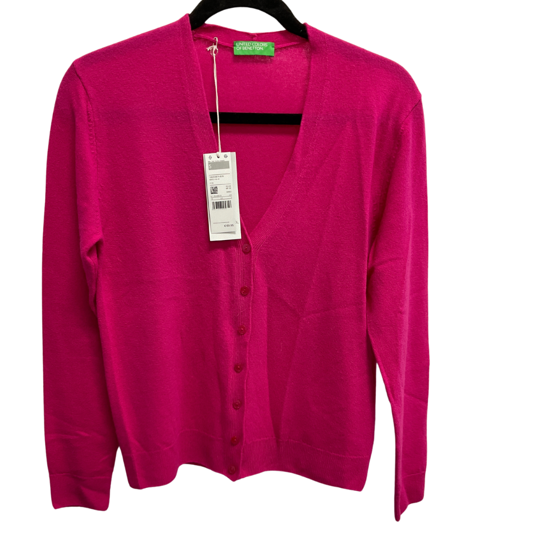 Sweater Cardigan By Cmc In Pink, Size: S