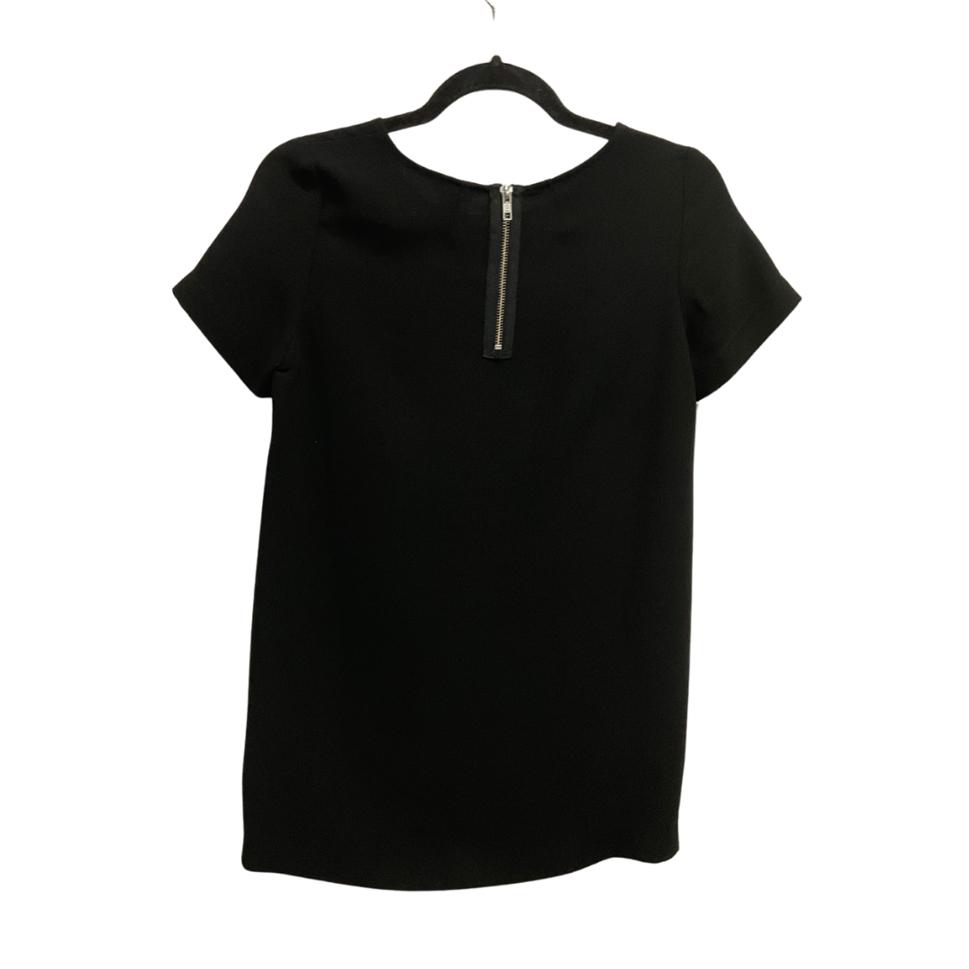 Top Short Sleeve By J. Crew In Black, Size: Xxs