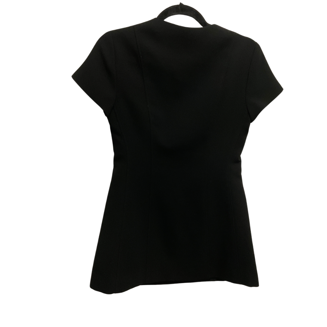 Top Short Sleeve By Theory In Black, Size: Xxs