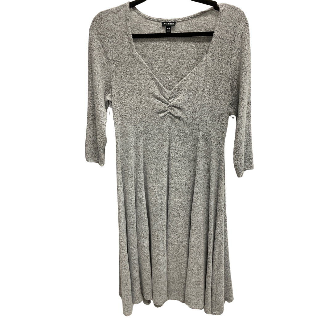 Dress Sweater By Torrid In Grey, Size: M