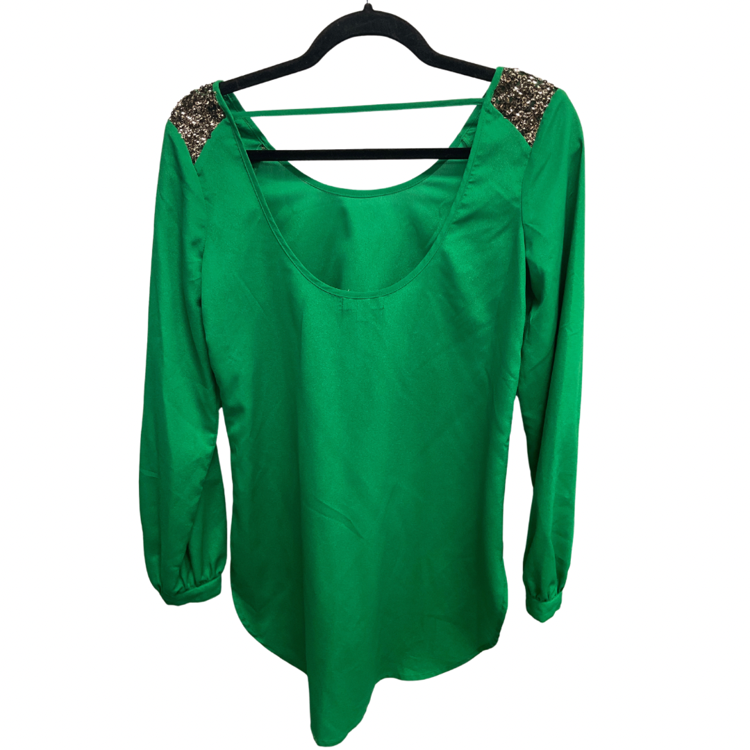 Top 3/4 Sleeve By Gianni Bini In Green, Size: Xs