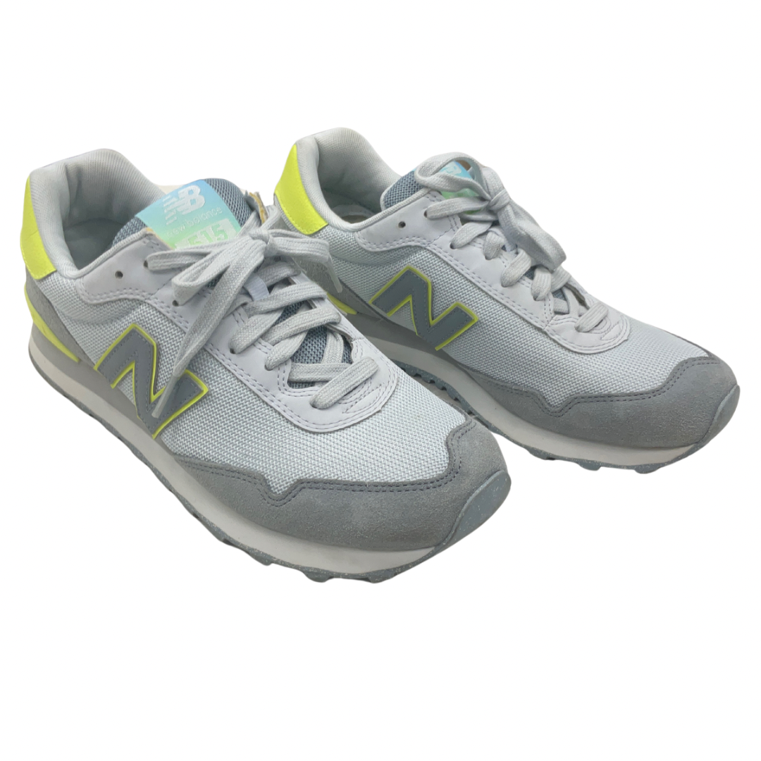 Shoes Sneakers By New Balance In Grey & Yellow, Size: 11