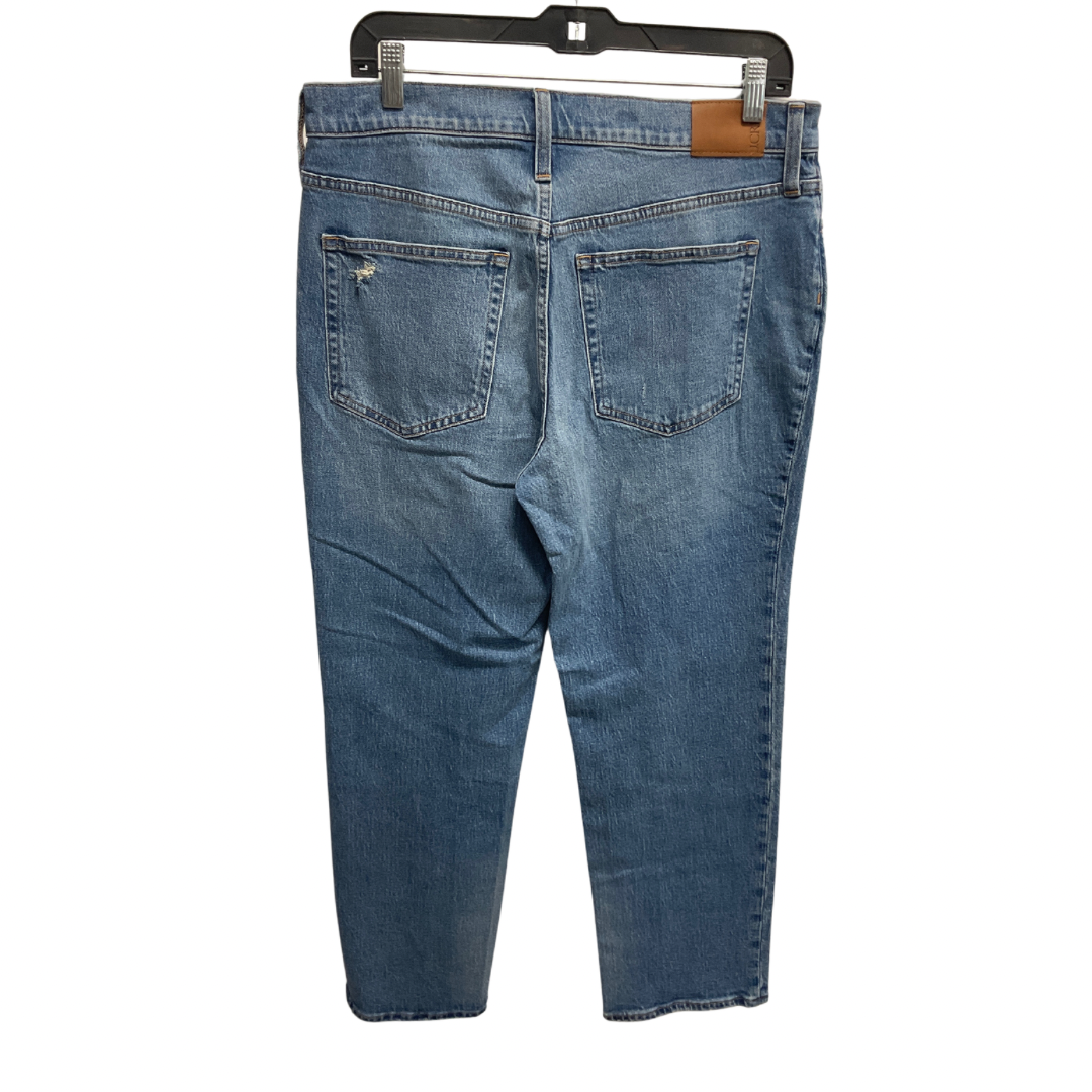 Jeans Straight By J. Crew In Blue, Size: 10