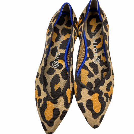 Shoes Flats By Rothys In Leopard Print, Size: 7.5