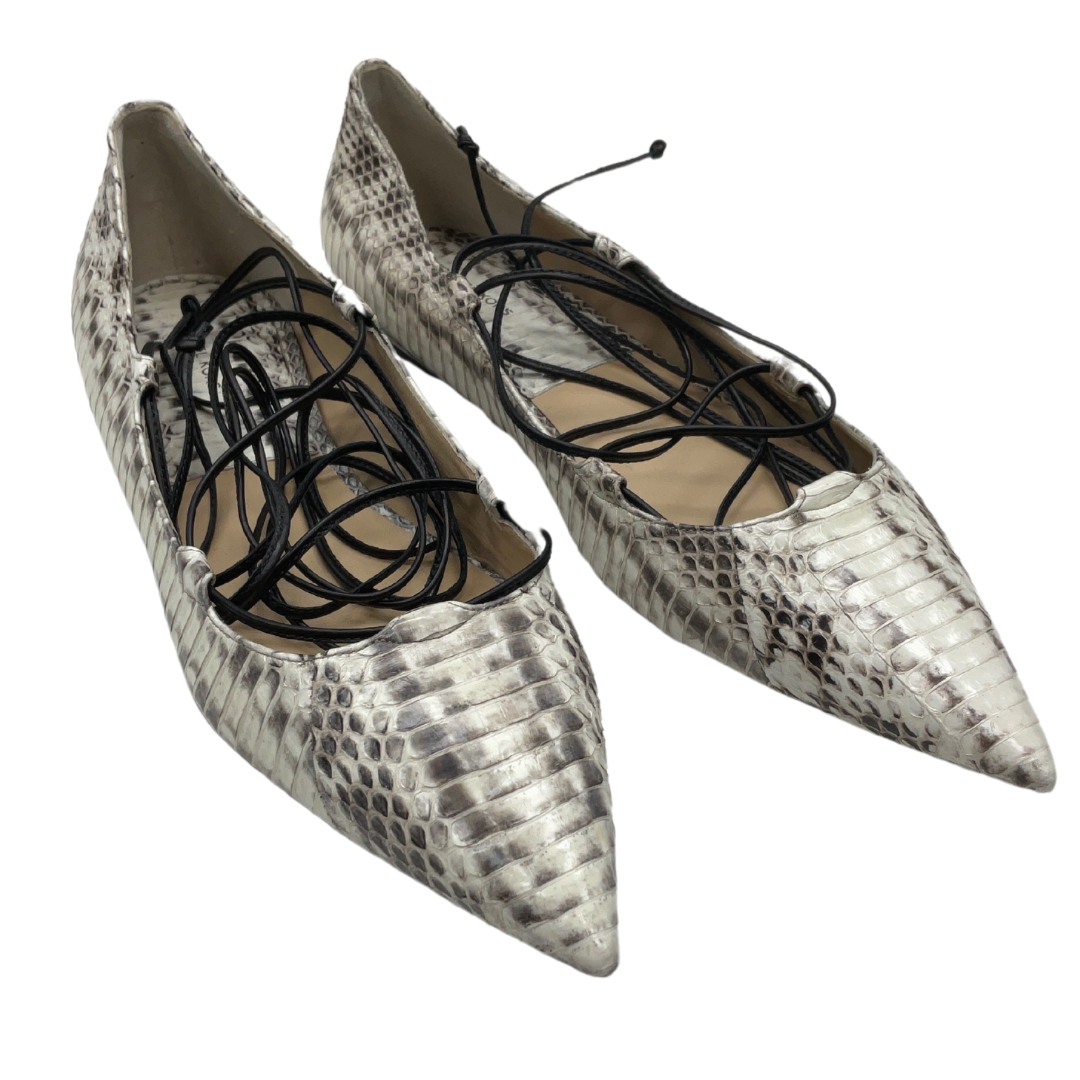 Shoes Flats By Michael Kors Collection In Snakeskin Print, Size: 7.5