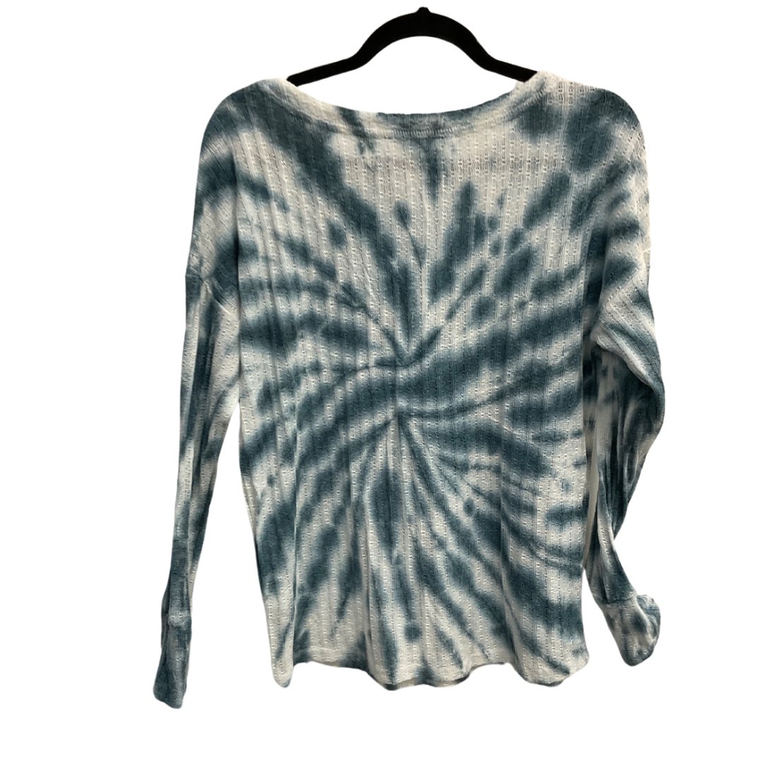 Top Long Sleeve By Cupio In Tie Dye Print, Size: M