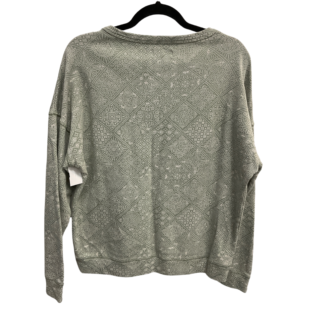 Sweatshirt Crewneck By Lucky Brand In Green, Size: M