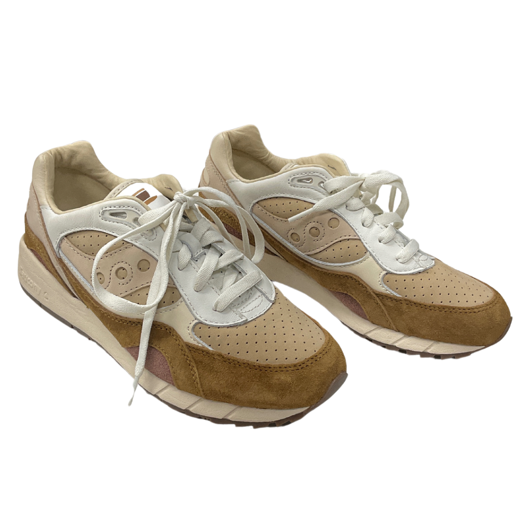 Shoes Sneakers By Saucony In Brown & Cream, Size: 8.5