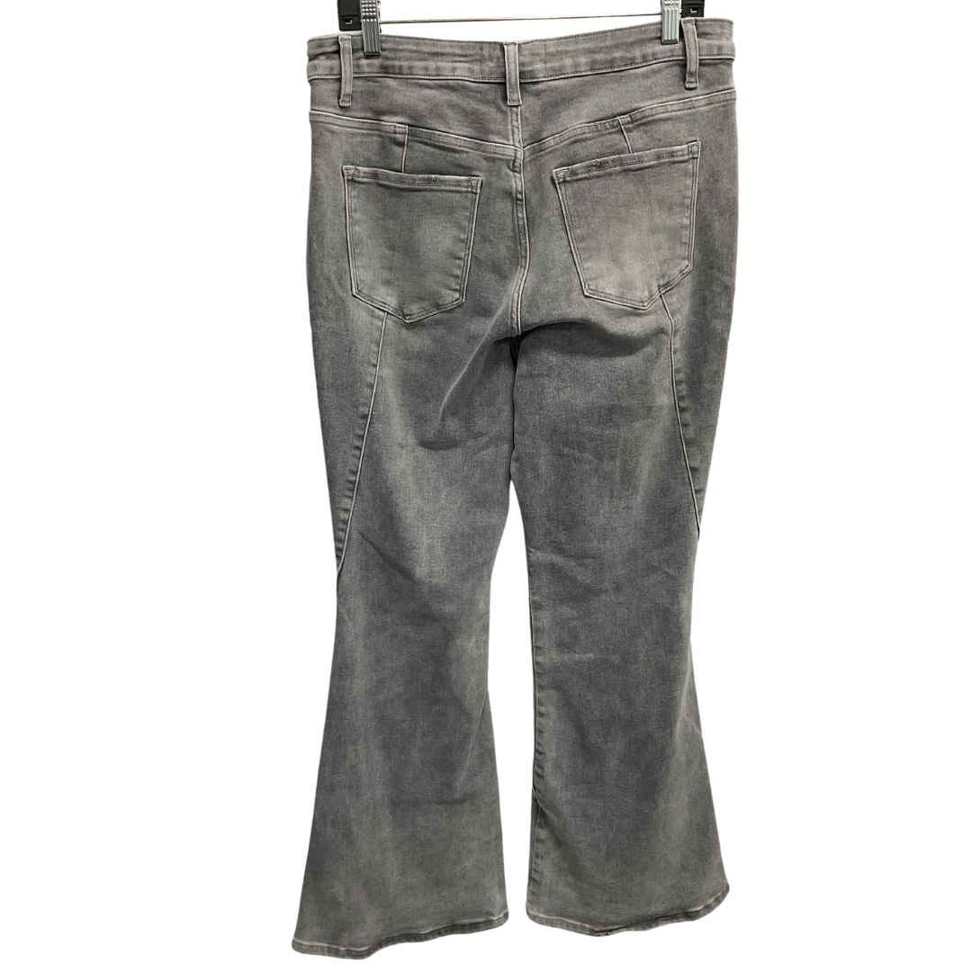 Jeans Flared By Flying Monkey In Grey, Size: 12