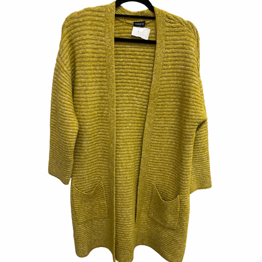 Sweater Cardigan By Torrid In Yellow, Size: L