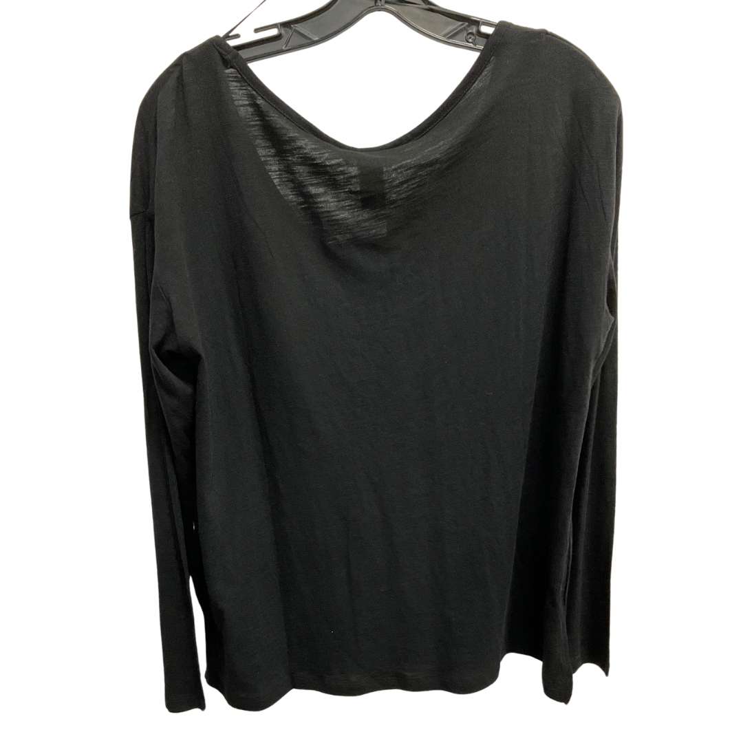 Top Long Sleeve Basic By H&m In Black, Size: M