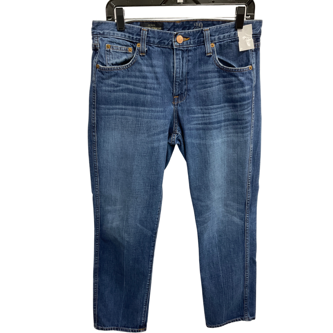 Jeans Straight By J. Crew In Blue, Size: 8