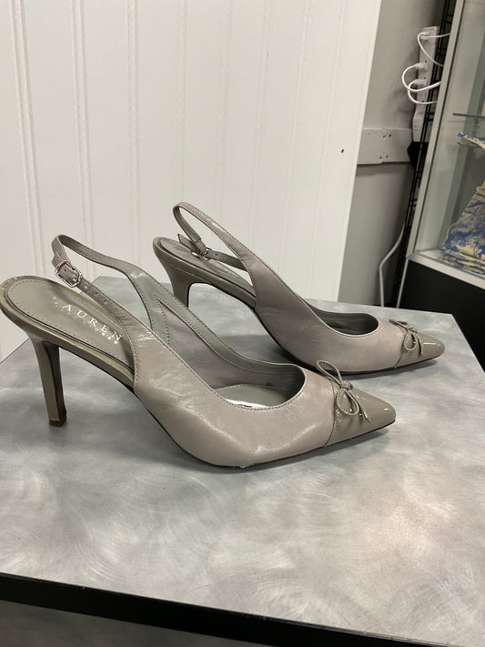 Shoes Heels Stiletto By Lauren By Ralph Lauren In Grey, Size: 9