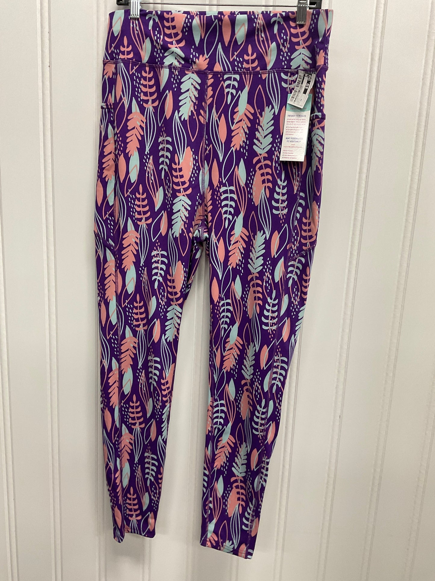 Athletic Leggings By Clothes Mentor In Purple, Size: 2x