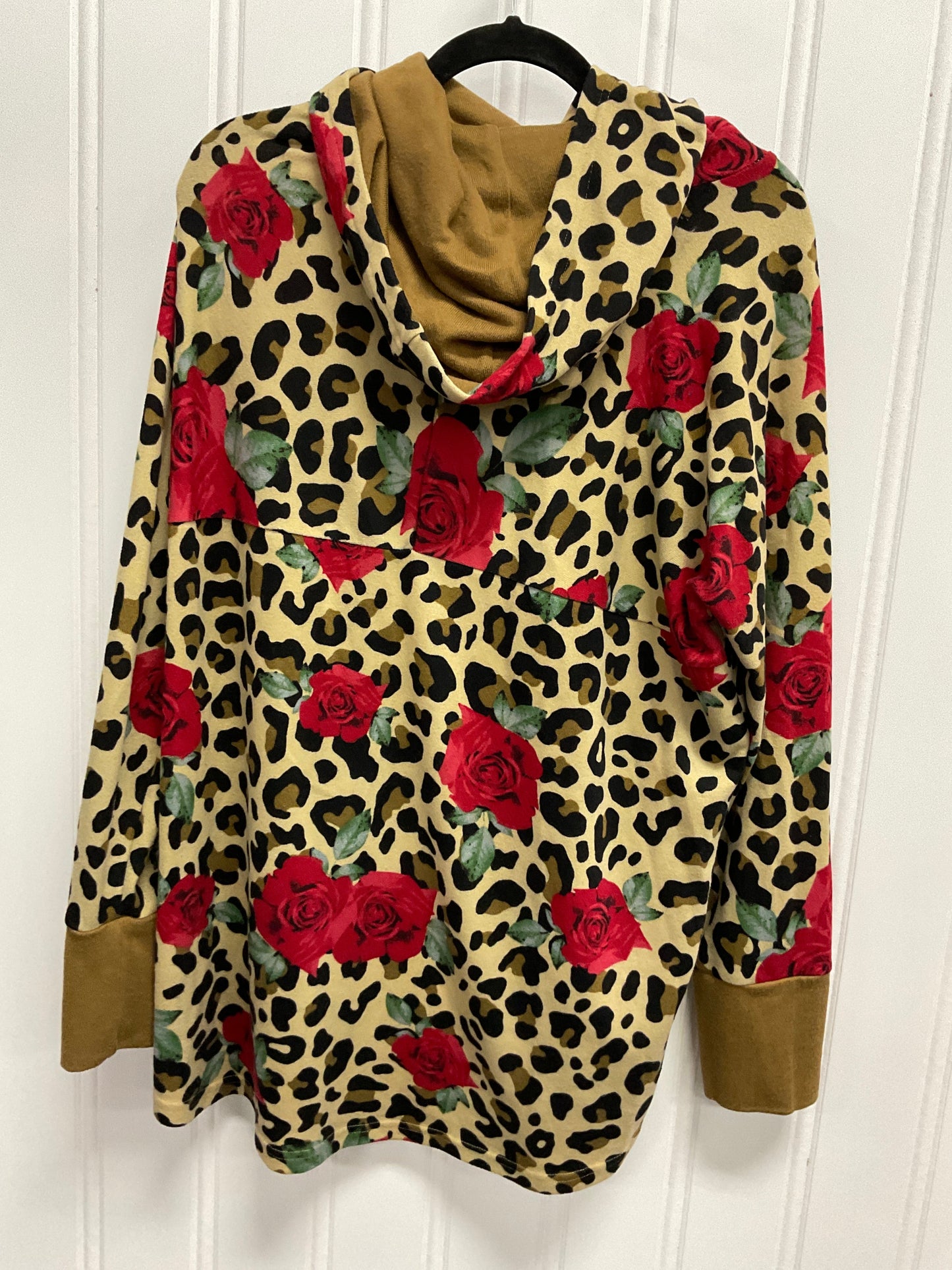 Sweatshirt Hoodie By Lularoe In Brown, Size: 2x