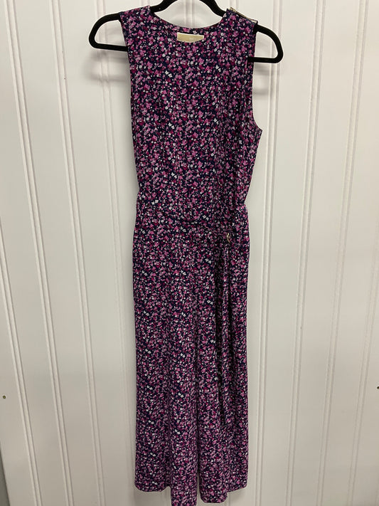 Jumpsuit By Michael By Michael Kors In Blue & Purple, Size: S