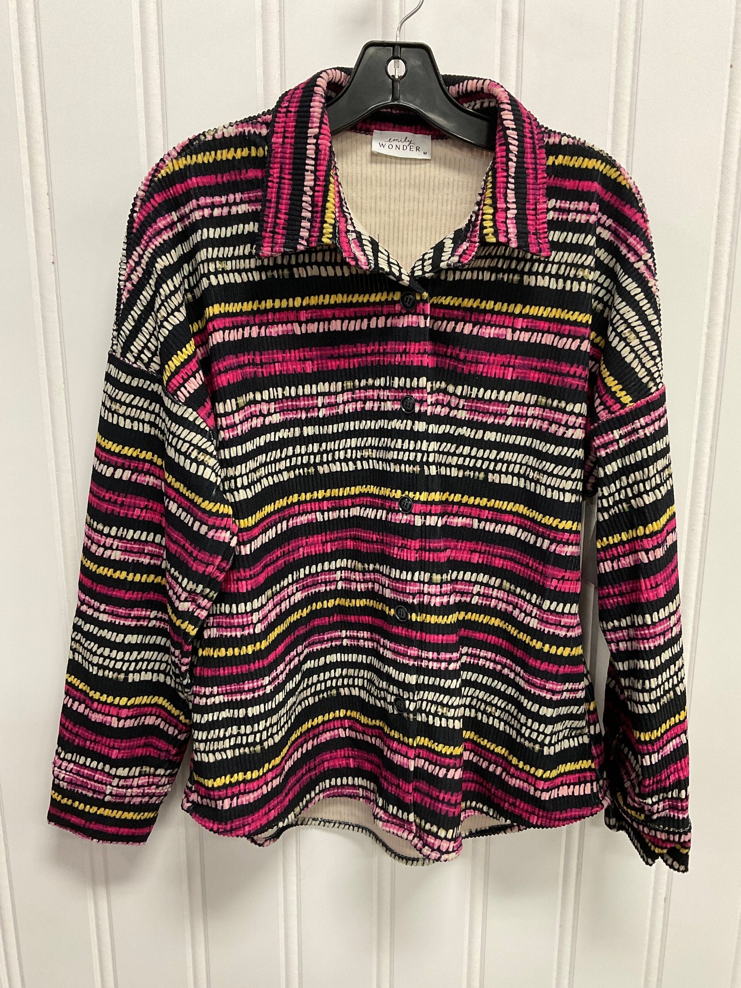 Top Long Sleeve By Clothes Mentor In Multi-colored, Size: M