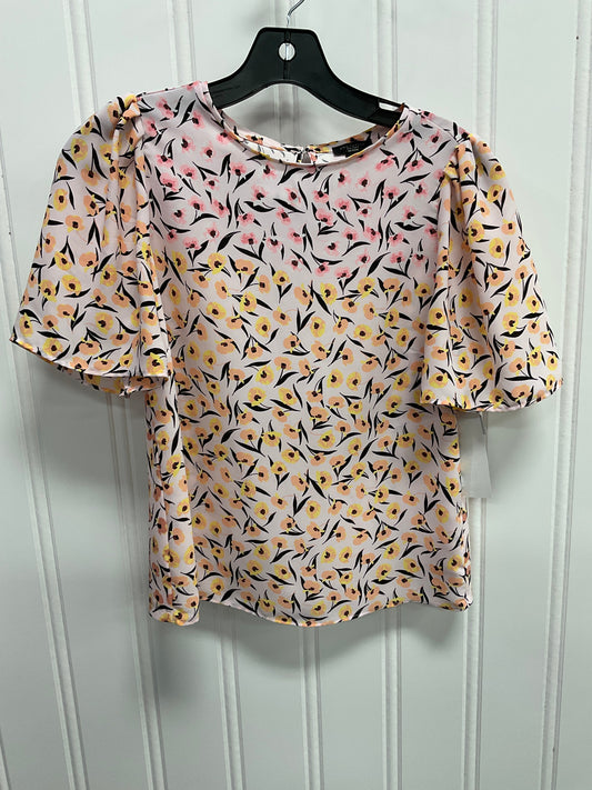 Top Short Sleeve By Ann Taylor In Multi-colored, Size: Xsp