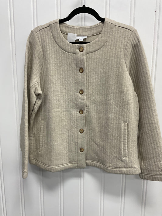 Cardigan By Pure Jill In Tan, Size: M