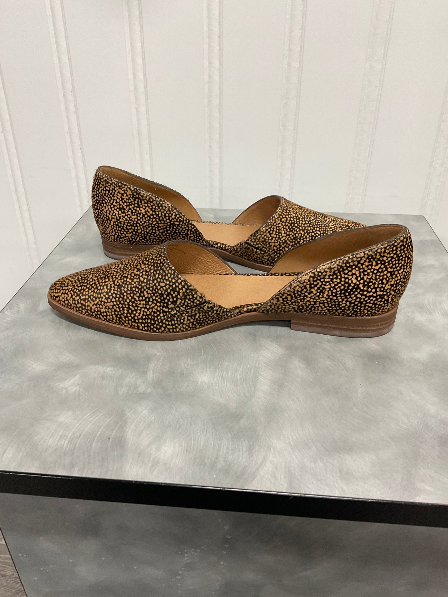 Shoes Flats By Madewell In Animal Print, Size: 10