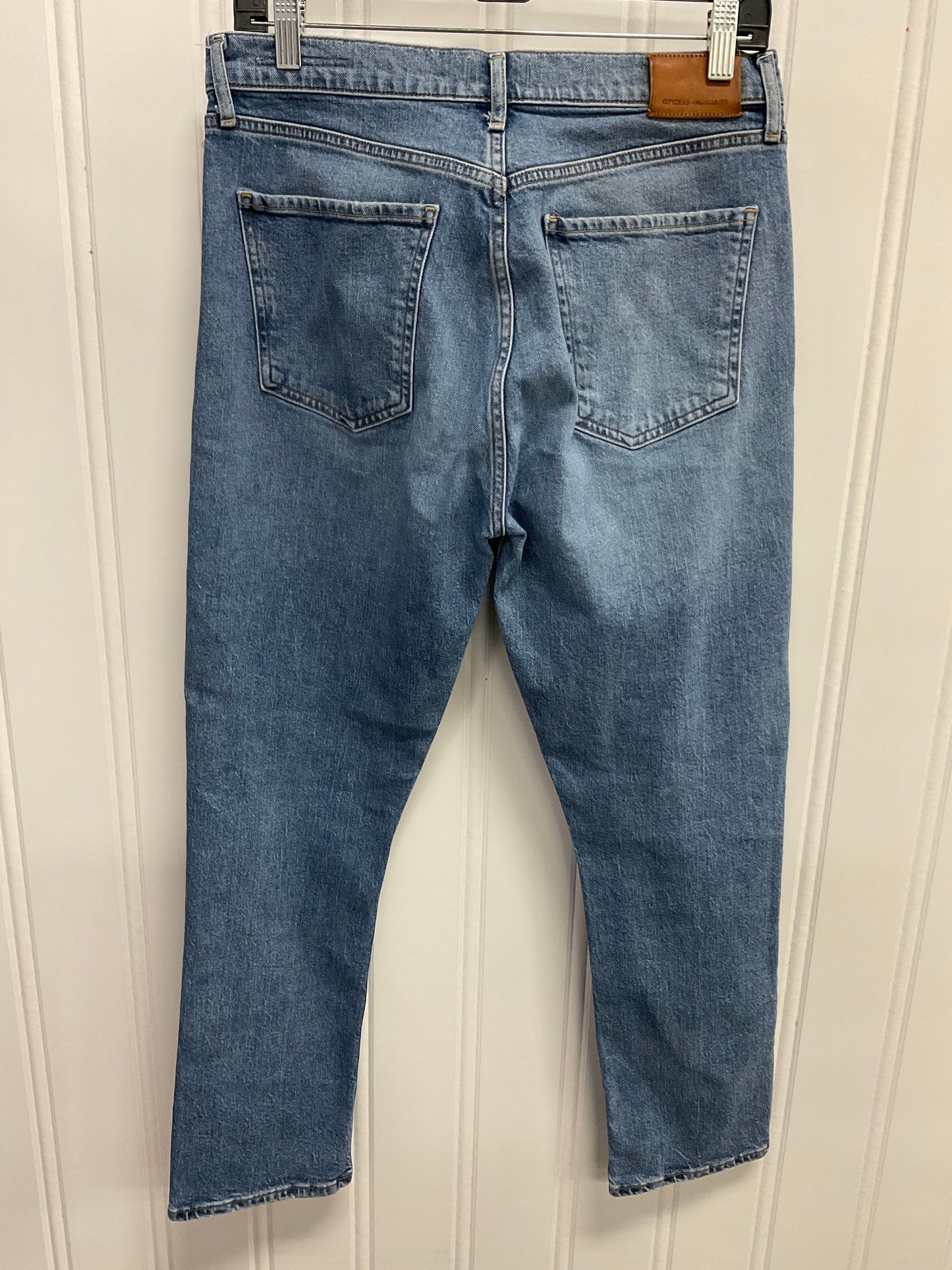 Jeans Straight By Citizens Of Humanity In Blue Denim, Size: 8