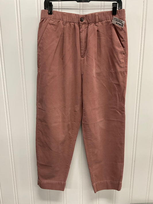 Pants Corduroy By Madewell In Pink, Size: 8