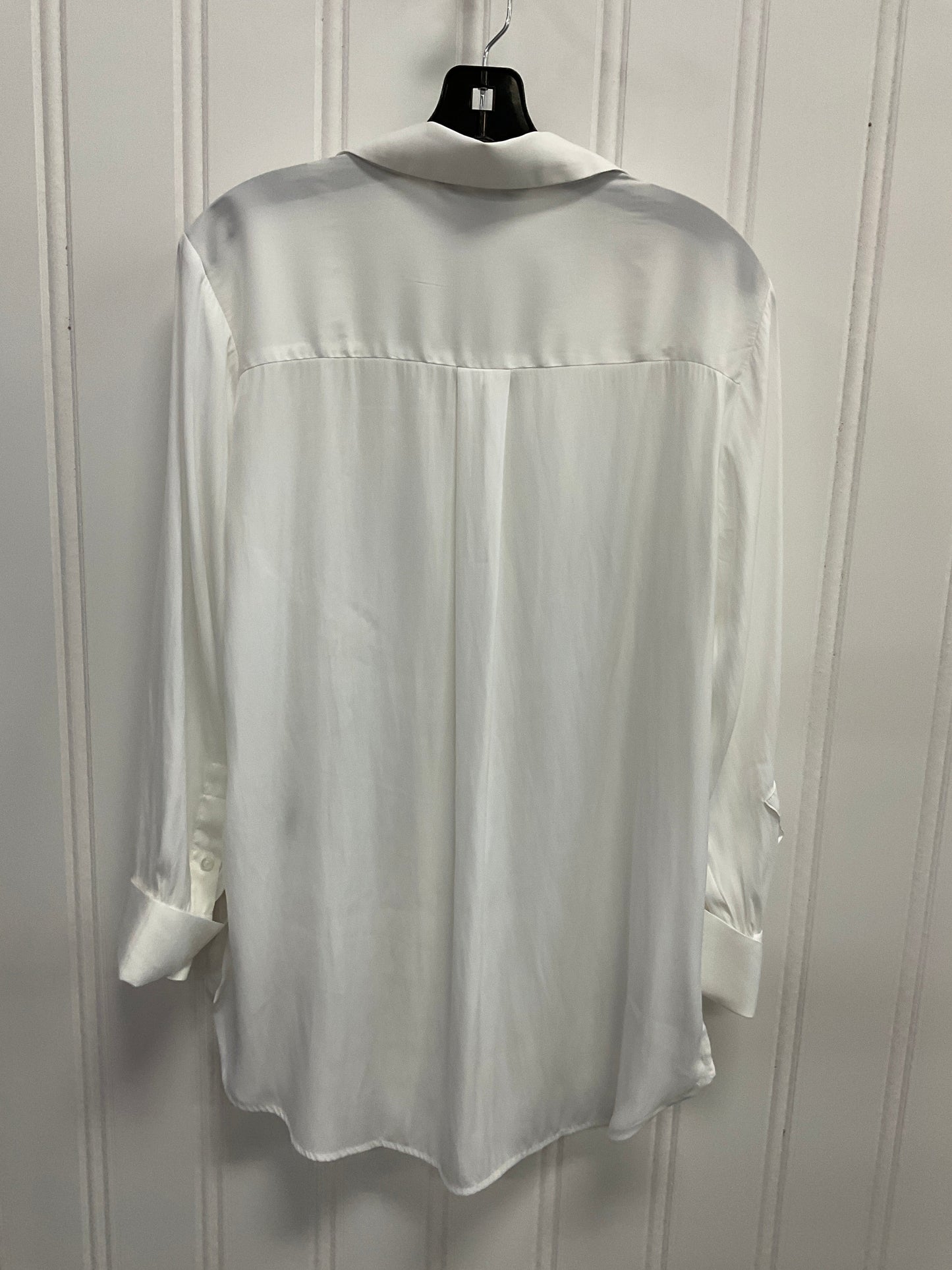 Top Long Sleeve By Simply Vera In White, Size: L