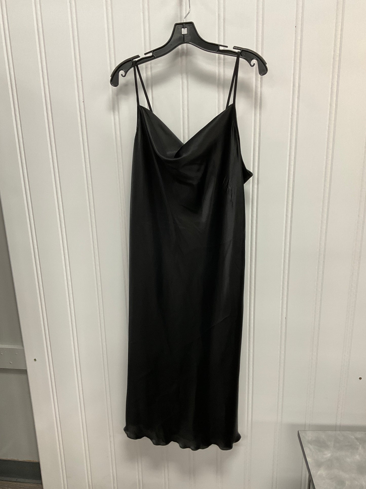 Dress Party Midi By Bebe In Black, Size: Xl