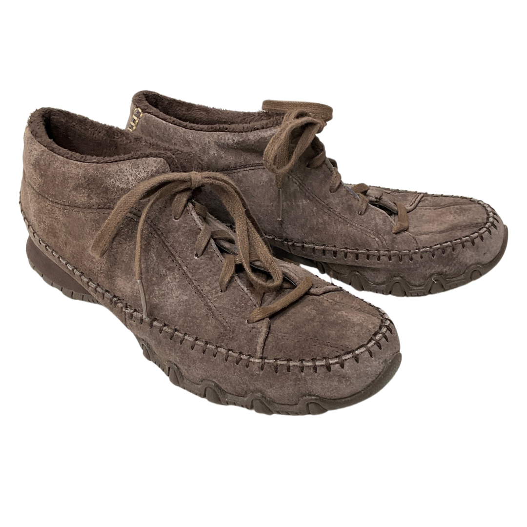 Boots Ankle Flats By Skechers In Brown, Size: 8.5