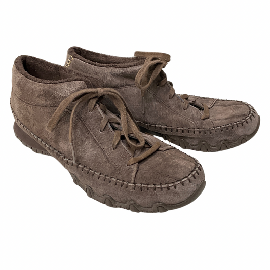 Boots Ankle Flats By Skechers In Brown, Size: 8.5