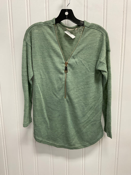 Top Long Sleeve By Soft Surroundings In Teal, Size: S