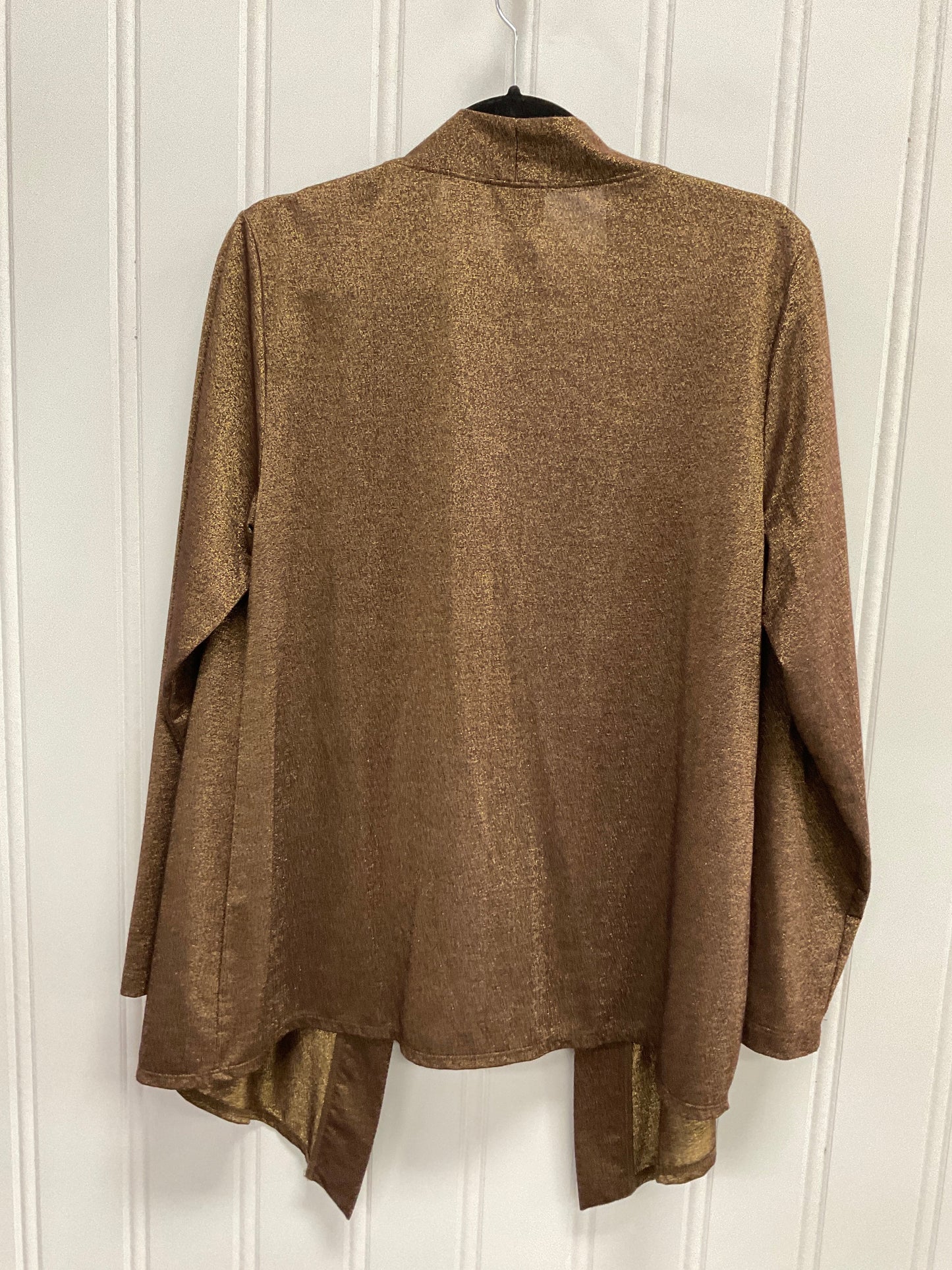 Cardigan By Chicos In Bronze, Size: L