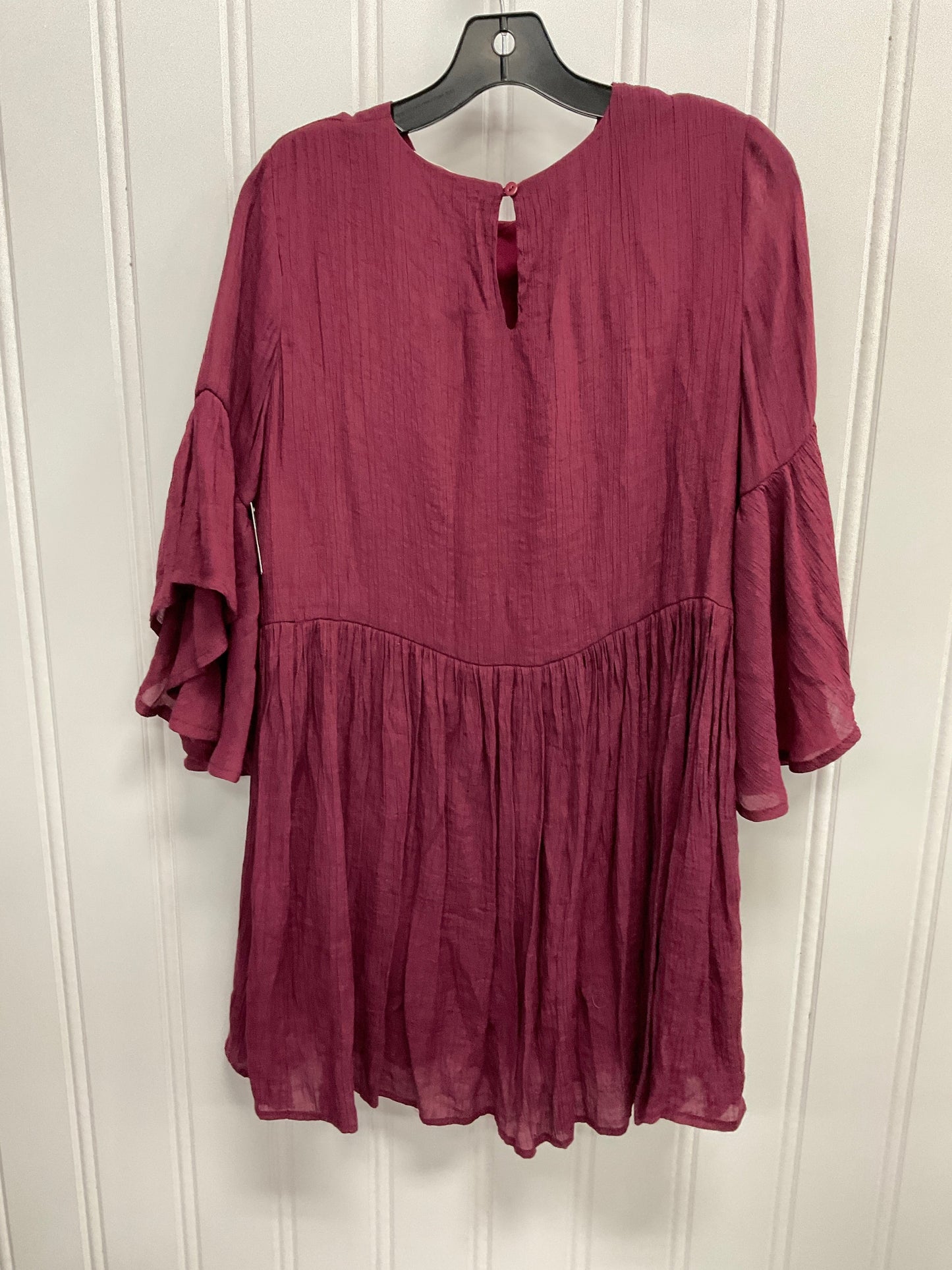 Tunic 3/4 Sleeve By Altard State In Maroon, Size: L