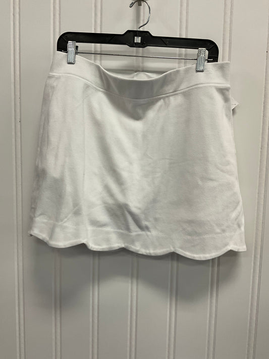 Athletic Skort By Talbots In White, Size: L