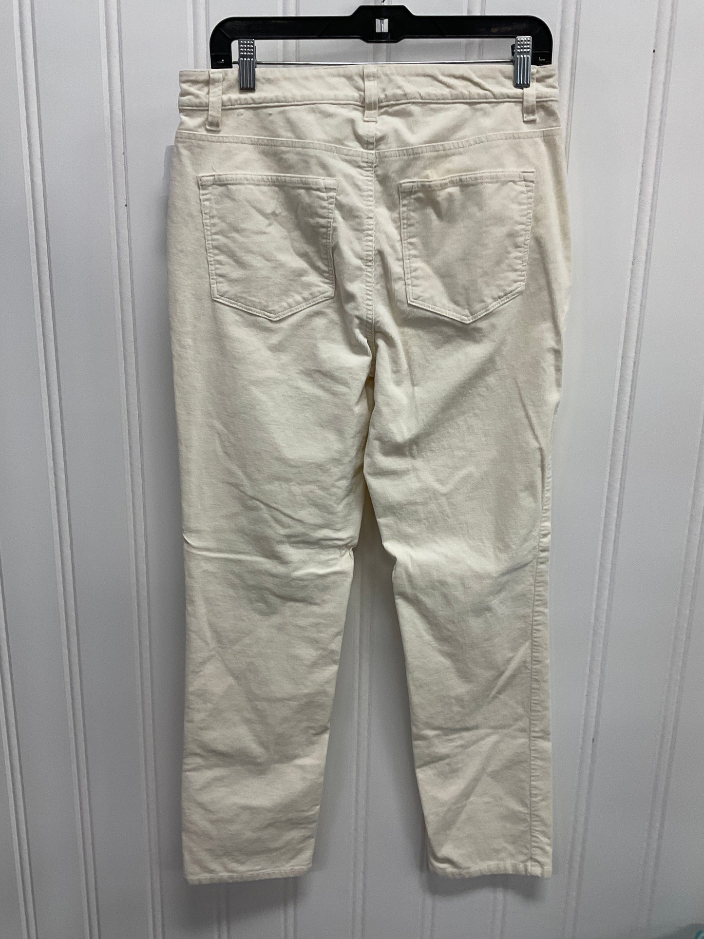 Pants Corduroy By Talbots In Cream, Size: 8