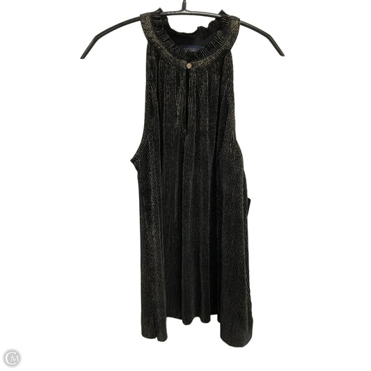 Top Sleeveless By Rachel Roy In Black & Gold, Size: Xl