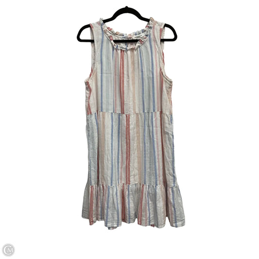 Dress Casual Midi By Beachlunchlounge In Striped Pattern, Size: L