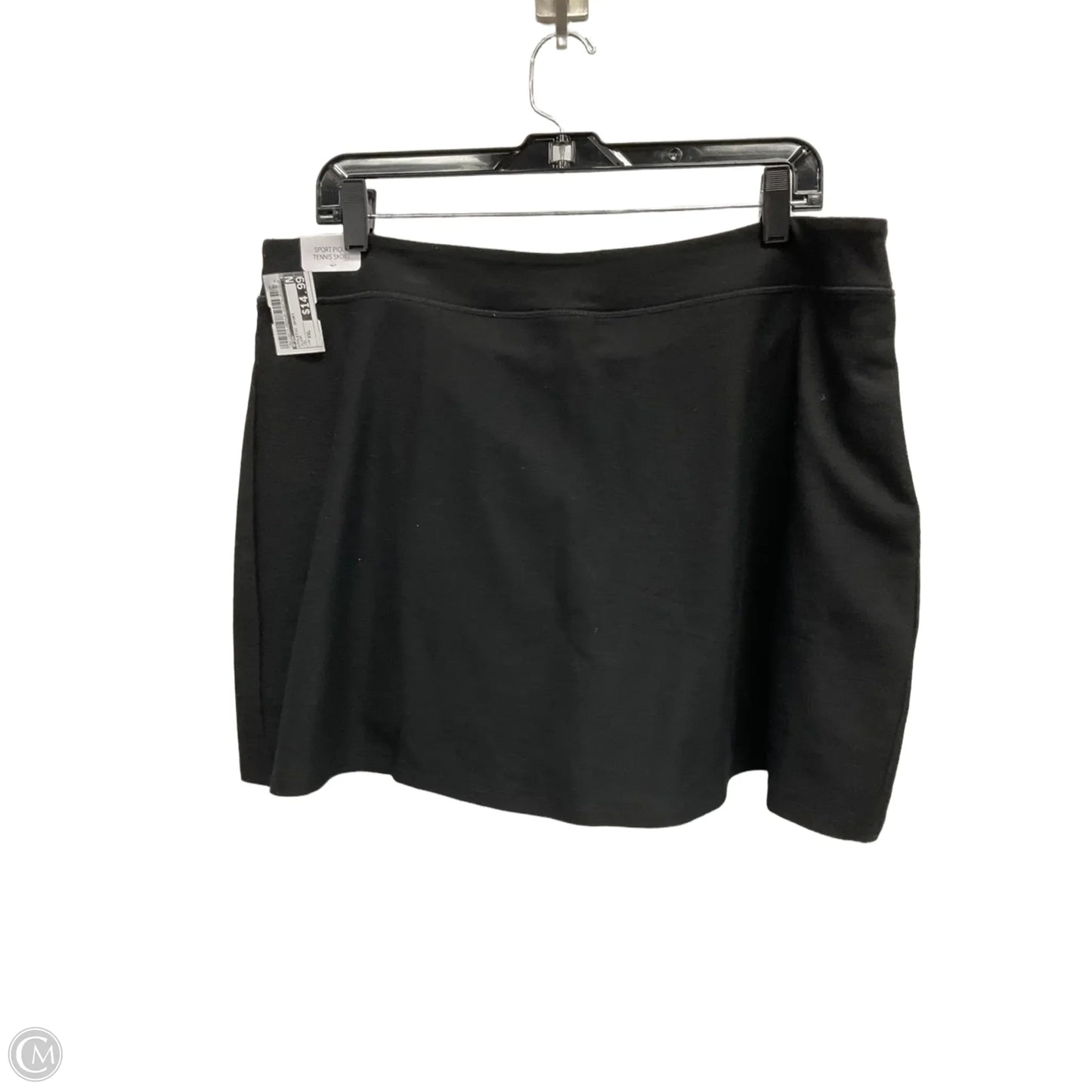 Athletic Skort By Pink In Black, Size: Xxl