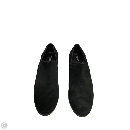 Shoes Flats By Toms In Black, Size: 8