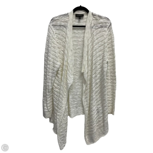 Cardigan By Lane Bryant In White, Size: 1x