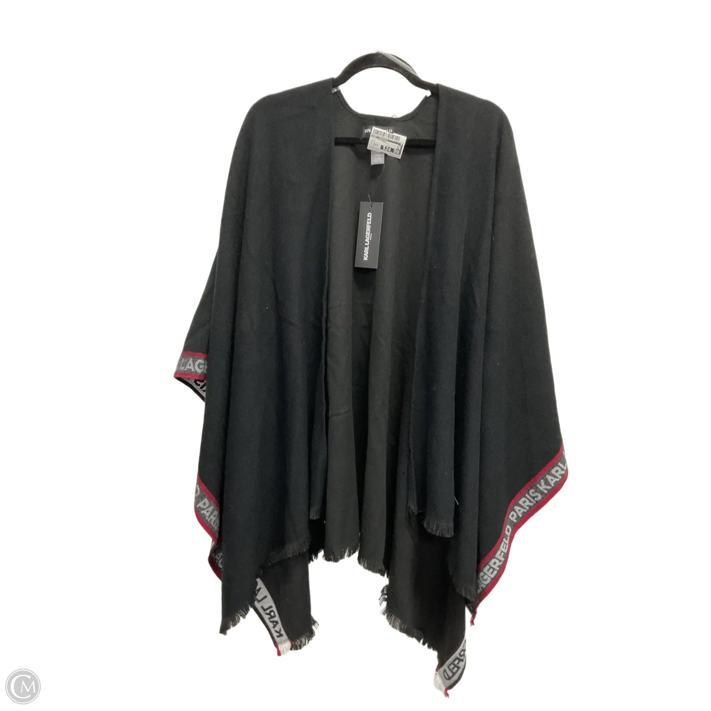 Shawl Designer By Karl Lagerfeld In Black, Size: Osfm