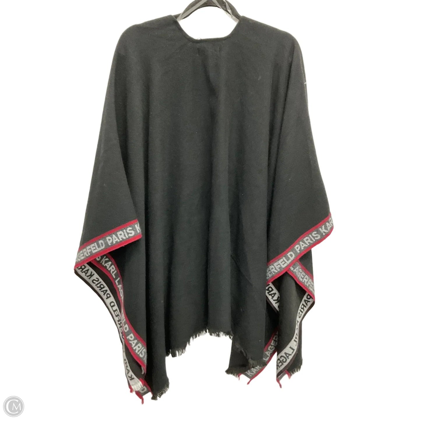 Shawl Designer By Karl Lagerfeld In Black, Size: Osfm