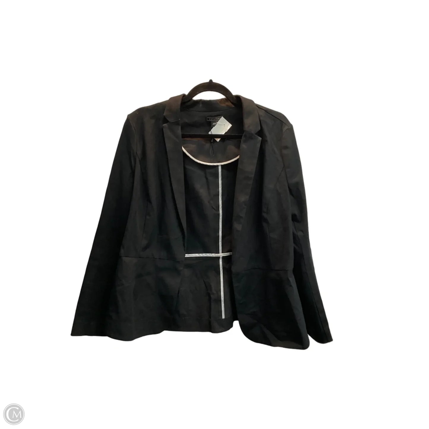 Blazer By Metaphor In Black, Size: 18
