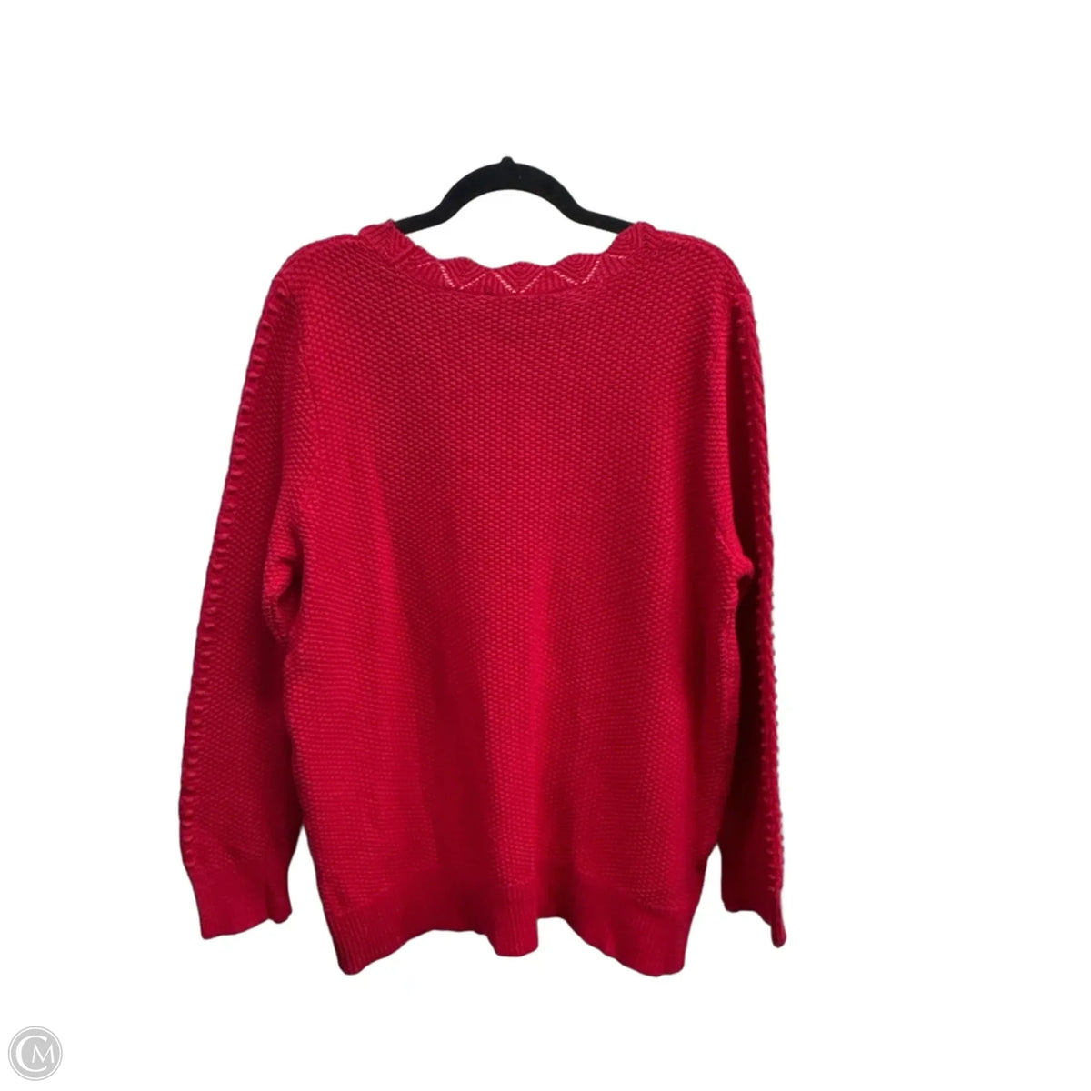 Sweater By Loft In Red, Size: Xl