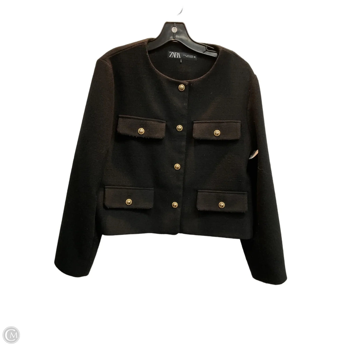 Blazer By Zara In Black, Size: Xl
