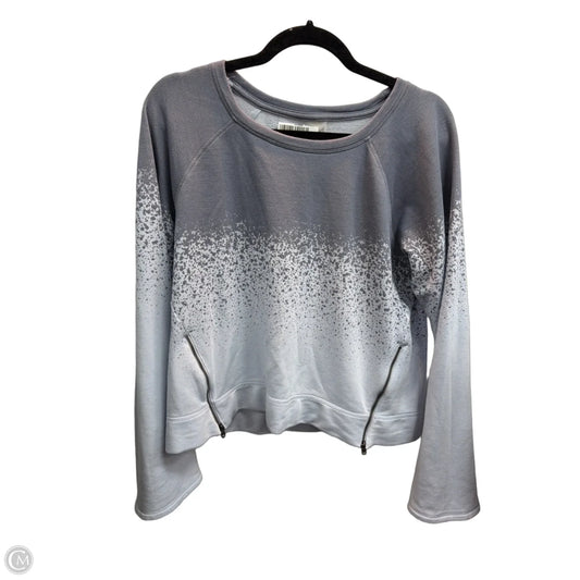 Sweatshirt Collar By Calia In Grey, Size: M