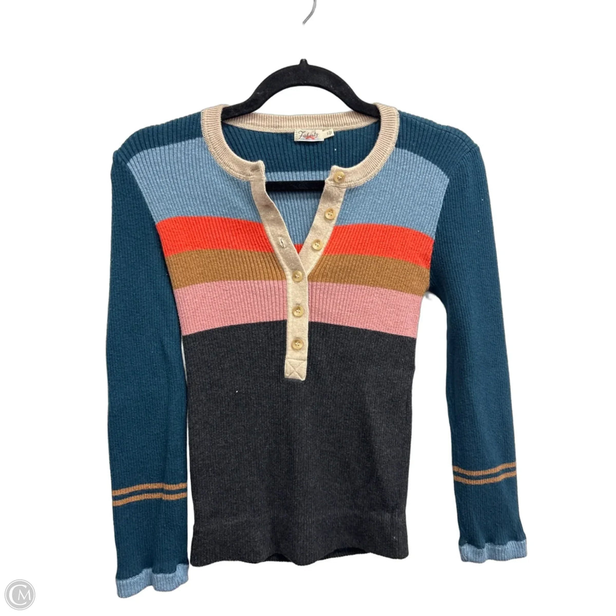 Sweater By Faherty In Teal, Size: S