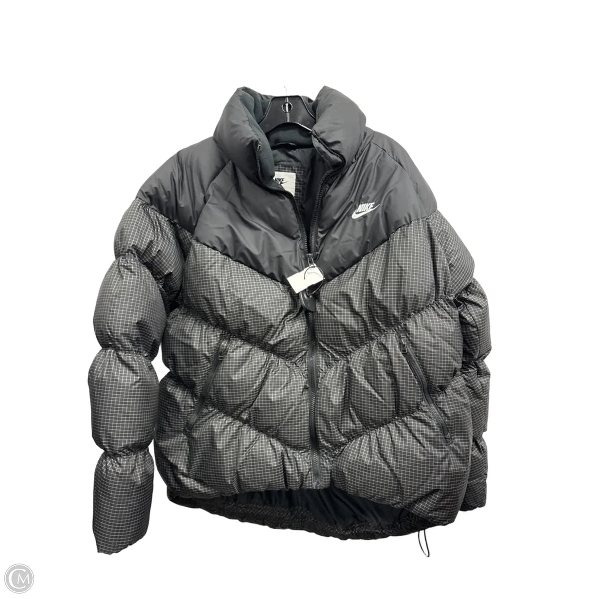 Coat Puffer & Quilted By Nike In Black, Size: M