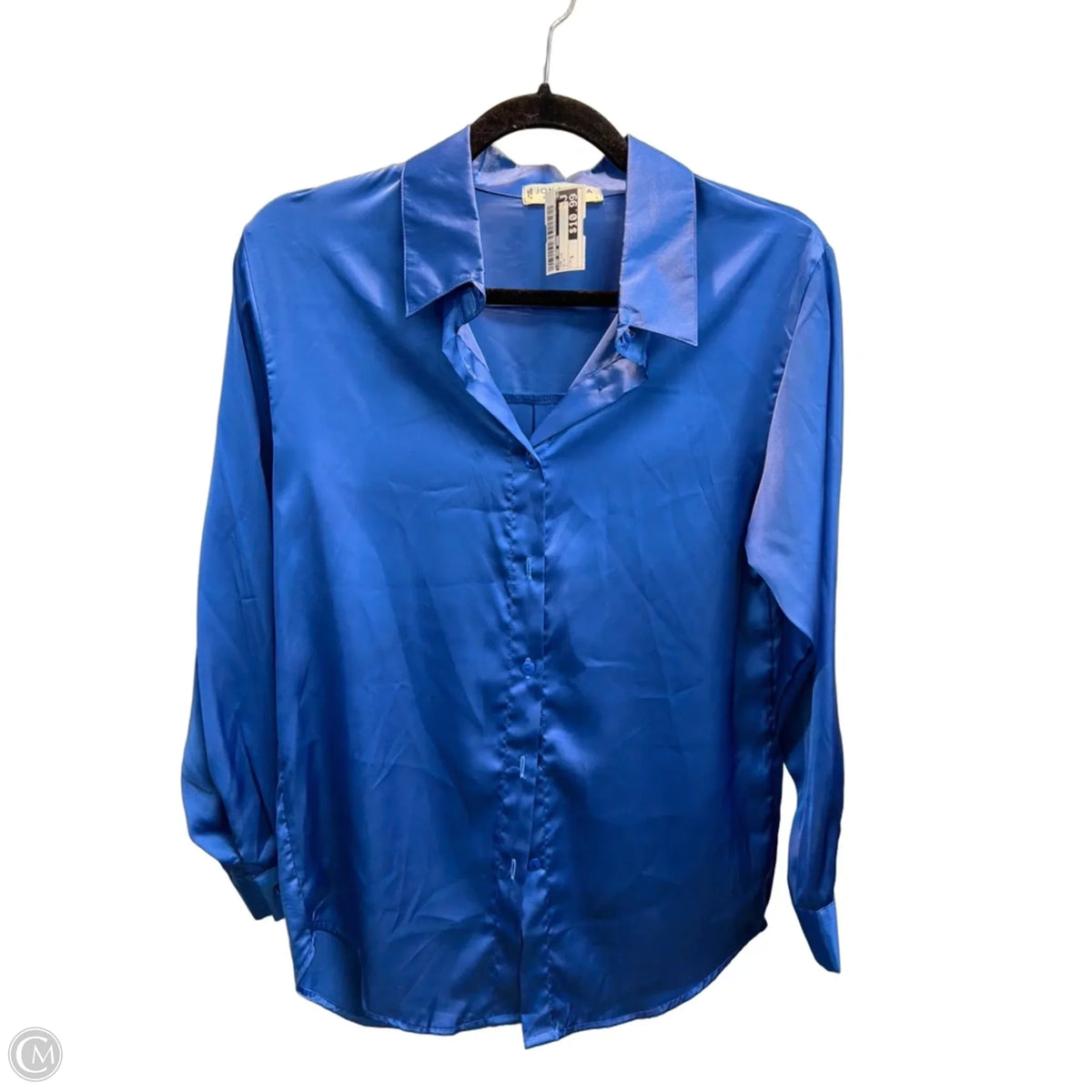 Top Long Sleeve By Jon And Anna In Blue, Size: S