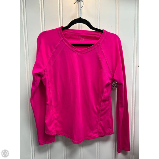 Athletic Top Long Sleeve Crewneck By Bcg In Pink, Size: M